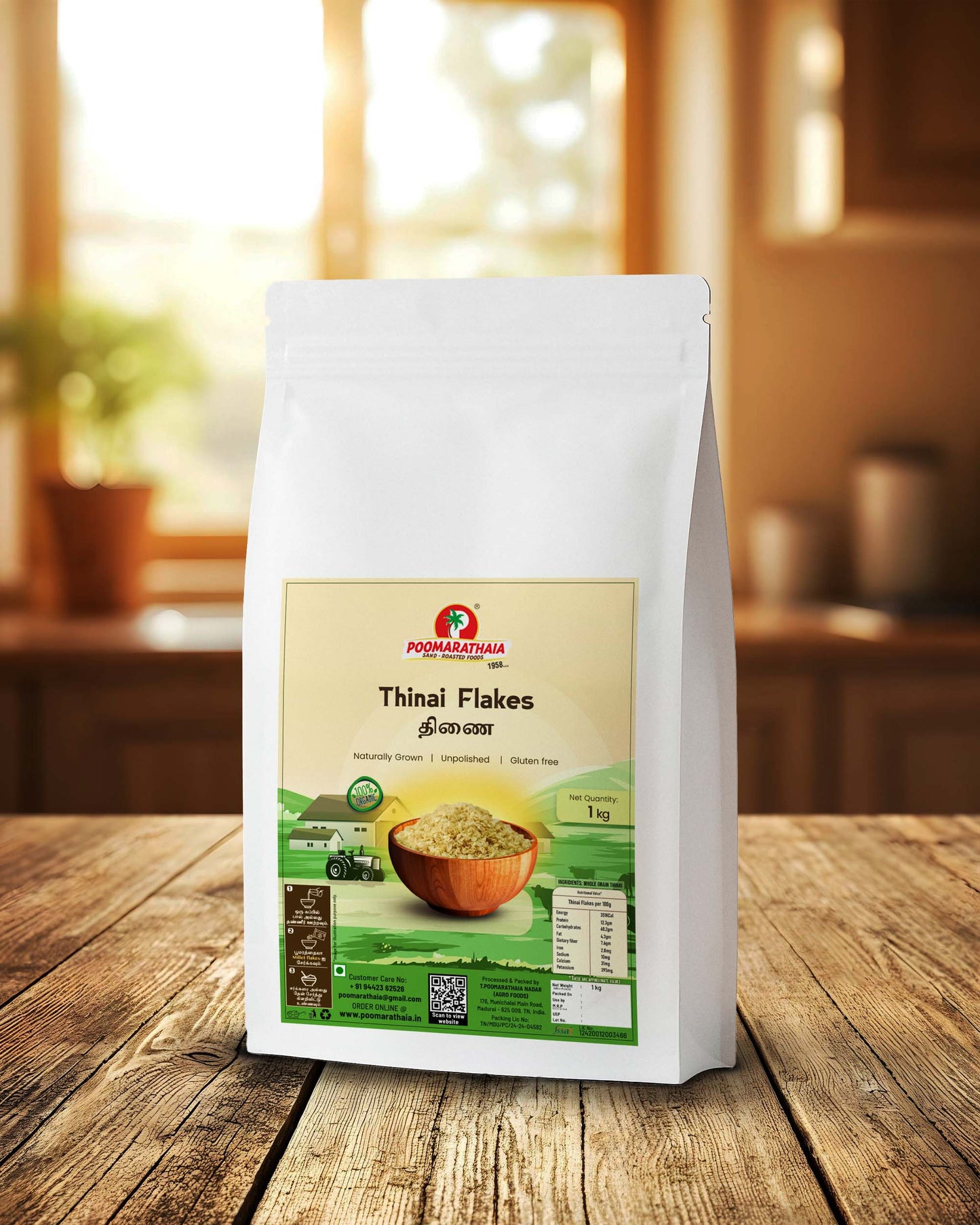 Native Thinai Flakes