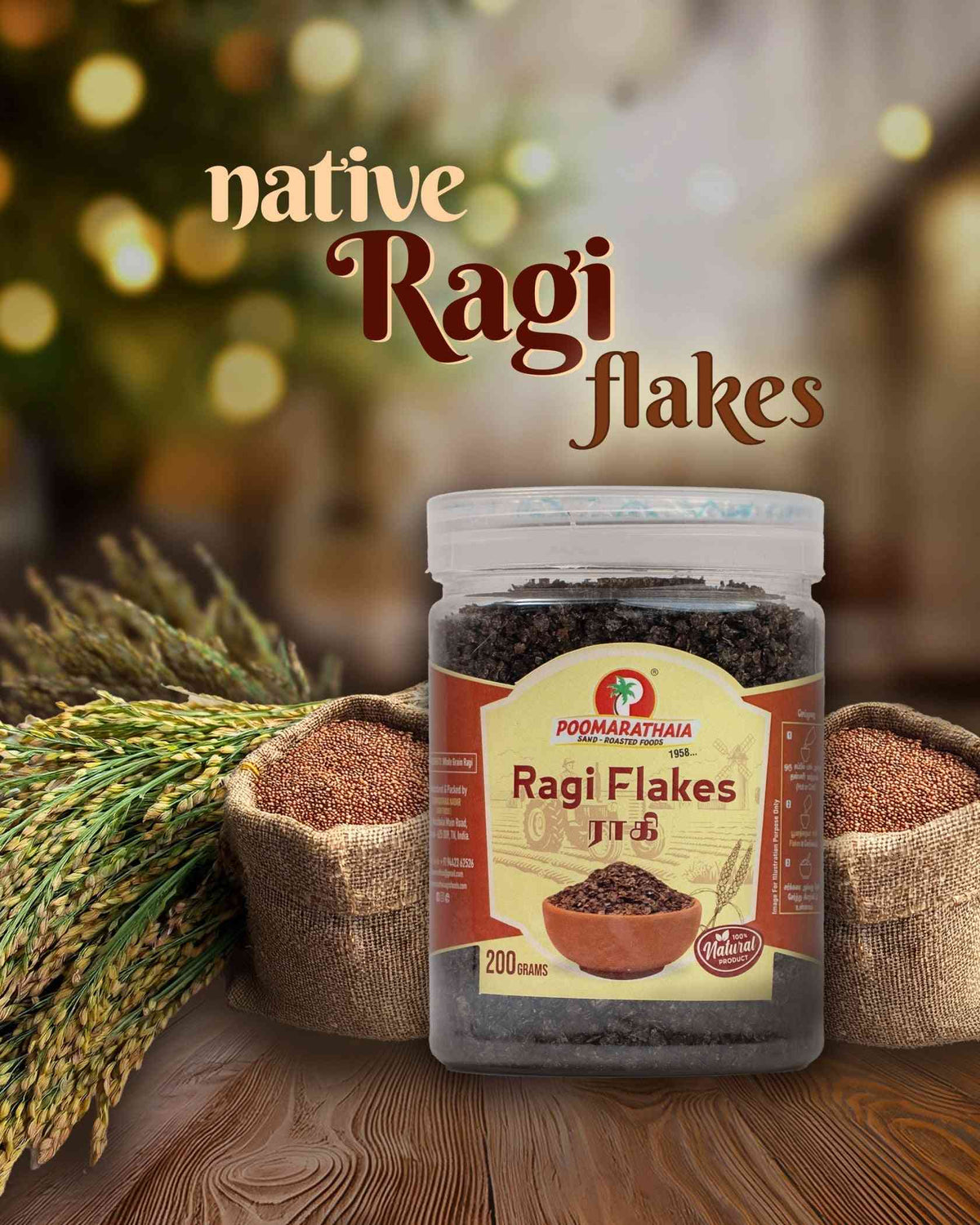 Native Ragi Flakes – Poomarathaia Store