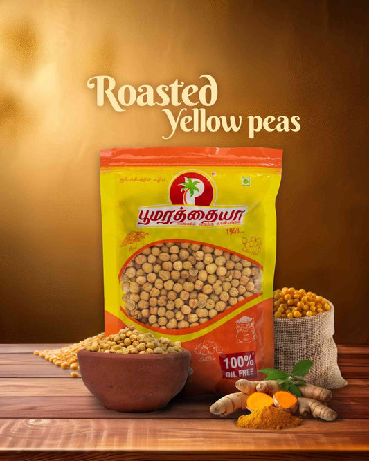 Roasted Peas with Turmeric