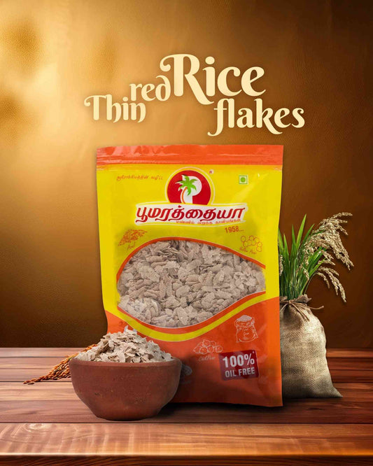 Thin Red Rice Flakes